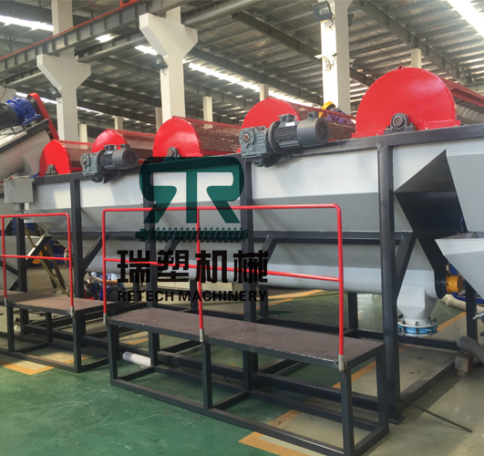 Post Consumer LLDPE LDPE PP PE Film Washing Recycling Machine Plant