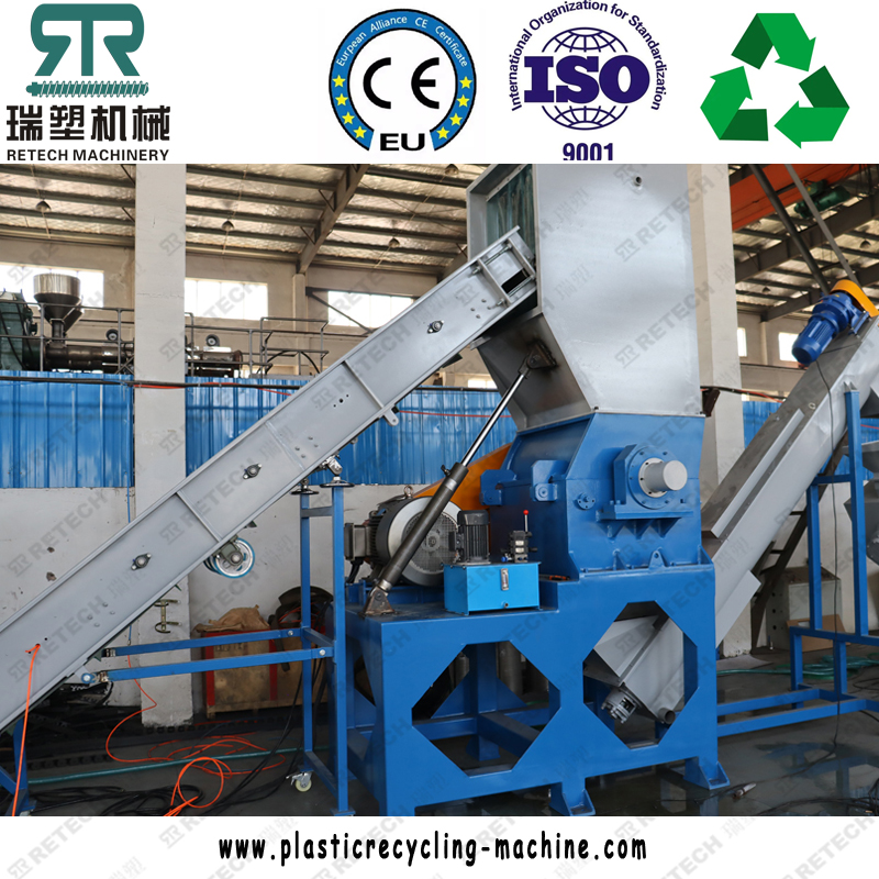 HDPE PP Bottle Bucket Box Cans Crushing Washing Recycling Plant 