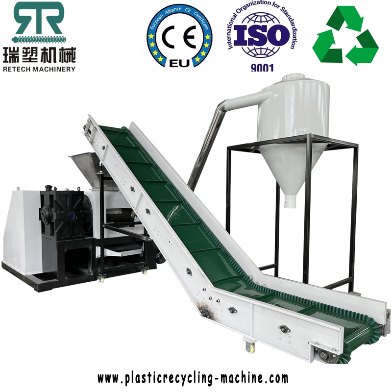 Plastic LDPE PE PP HDPE LLDPE BOPP Film Foil Woven Bags Raffia Squeezing Squeezer Dryer Dewatering Machine