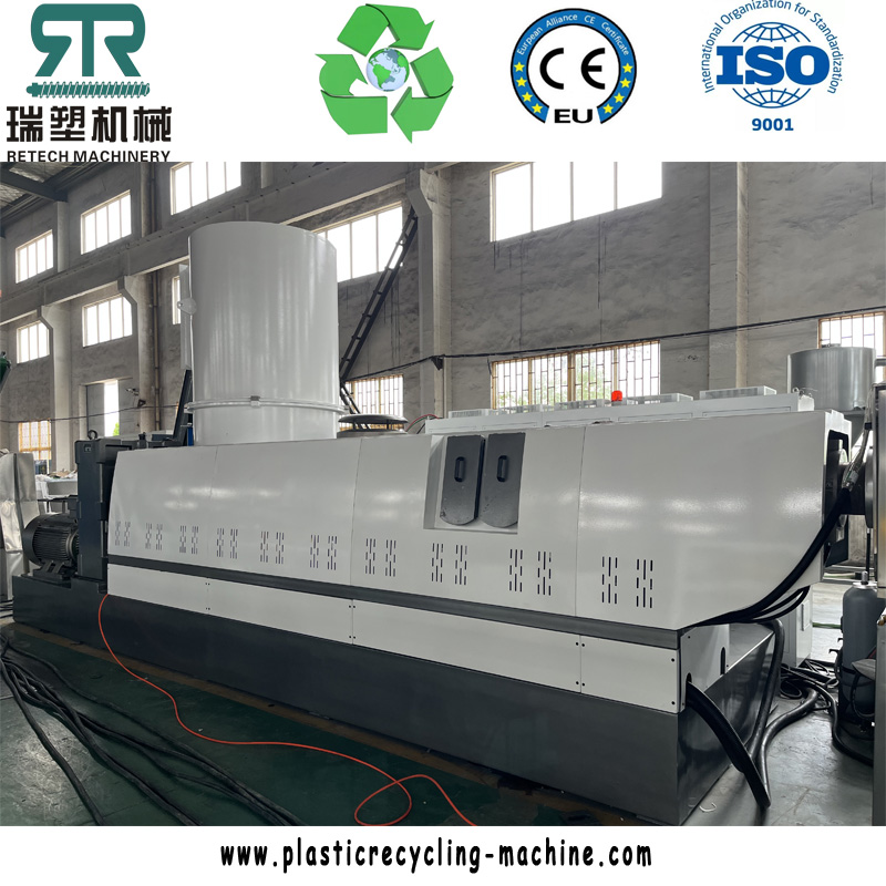 Double Stage Plastic HDPE LDPE LLDPE Film Recycling Pelletizing Line 