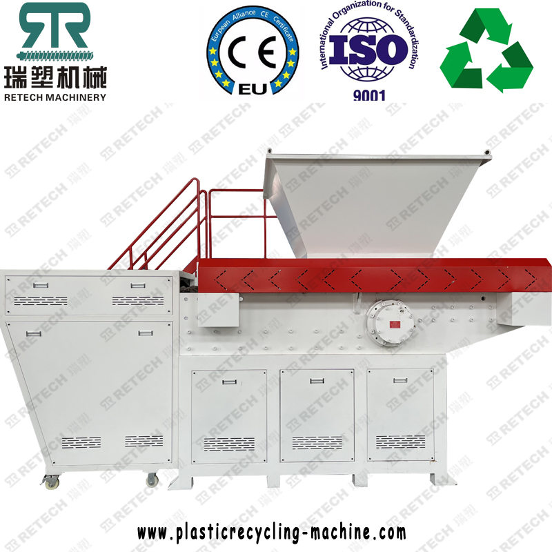 Waste Plastic Recycling Single Shaft Shredder