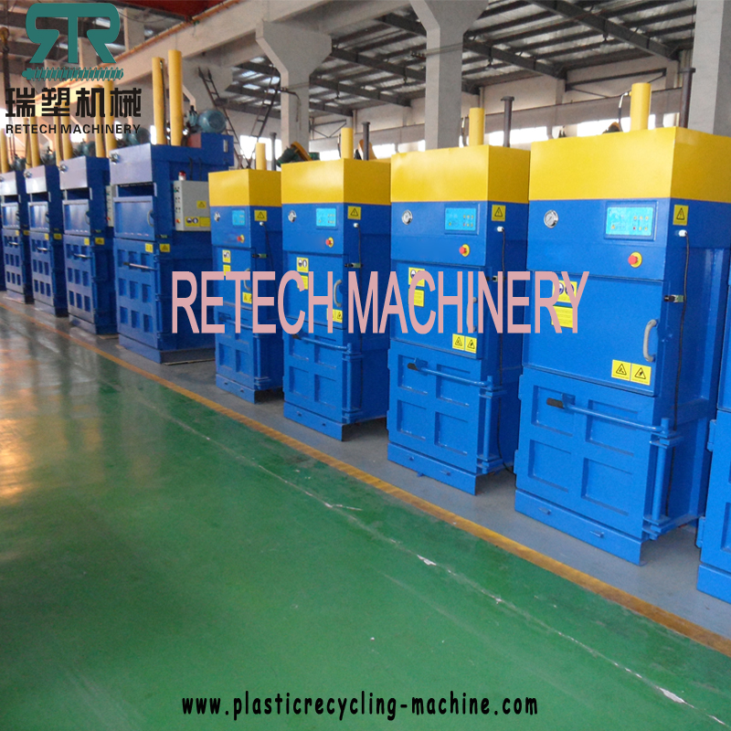 Full Automatic Plastic PET Bottle LDPE LLDPE PE Film Compression Baler 