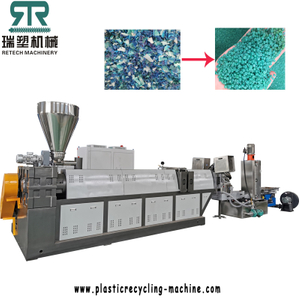 Plastic flakes granulating line for HDPE PP ABS Hollow Bottle Bucket Lumps 