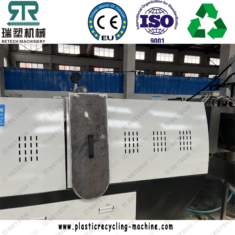 HDPE PP PS ABS PET PVC PC Plastic Single Screw Water Ring Granulating Recycling Plant