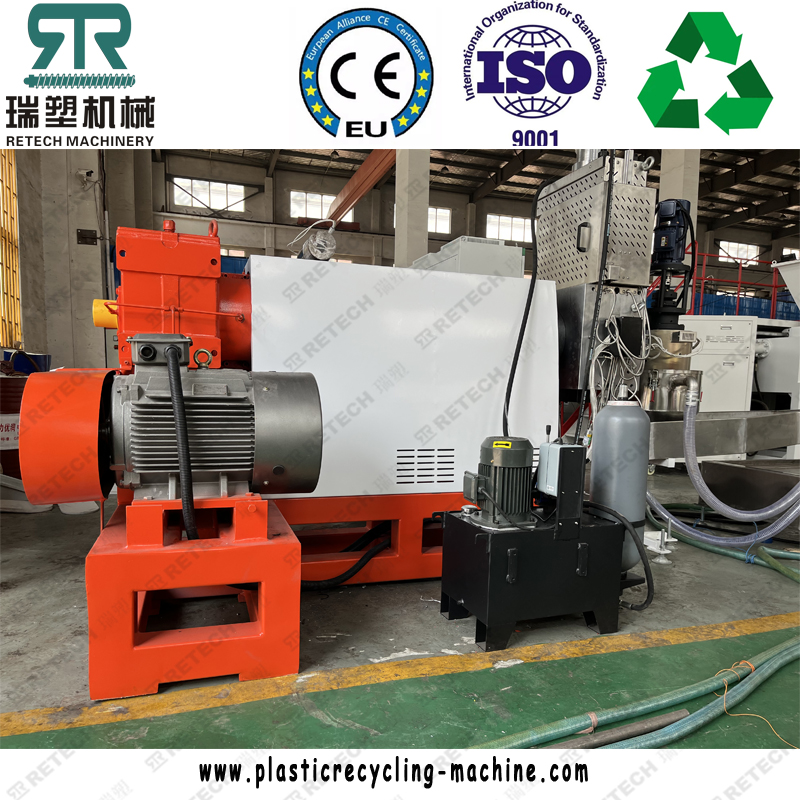 Screw Force Feeding Granulator/Rigid Plastic Two Stage Die Face Granulating Line
