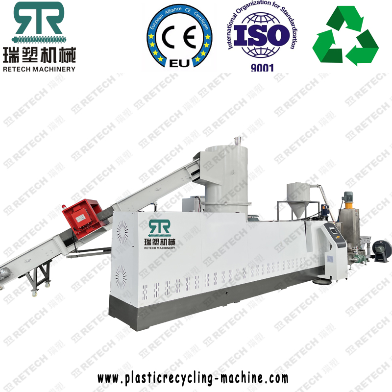 Plastic LDPE HDPE LLDPE Film Recycling Pelletizing Machine 