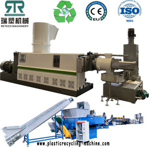 Plastic 3 in 1 Compactor Recycling LDPE HDPE Film Pelletizing Machine 
