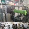 LDPE HDPE stretch film compactor two stage extruder recycling granulating machine 